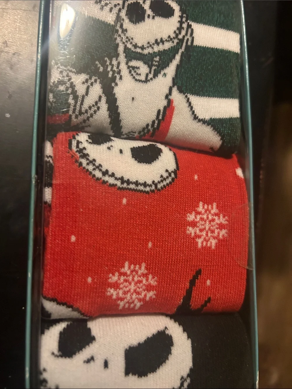 Bioworld Men's Themed Crew Socks - Black, Red, Green, White